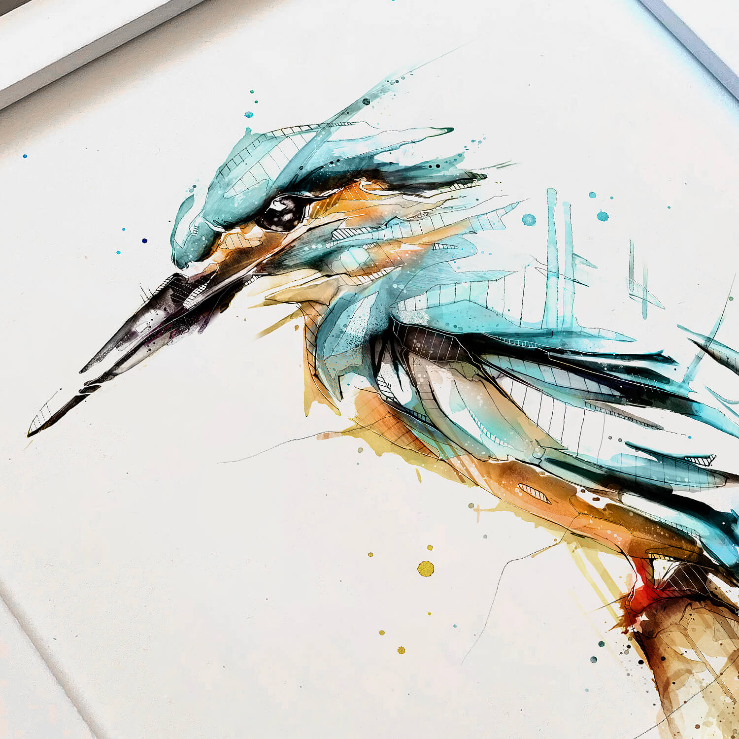 River Kingfisher Canvas Print