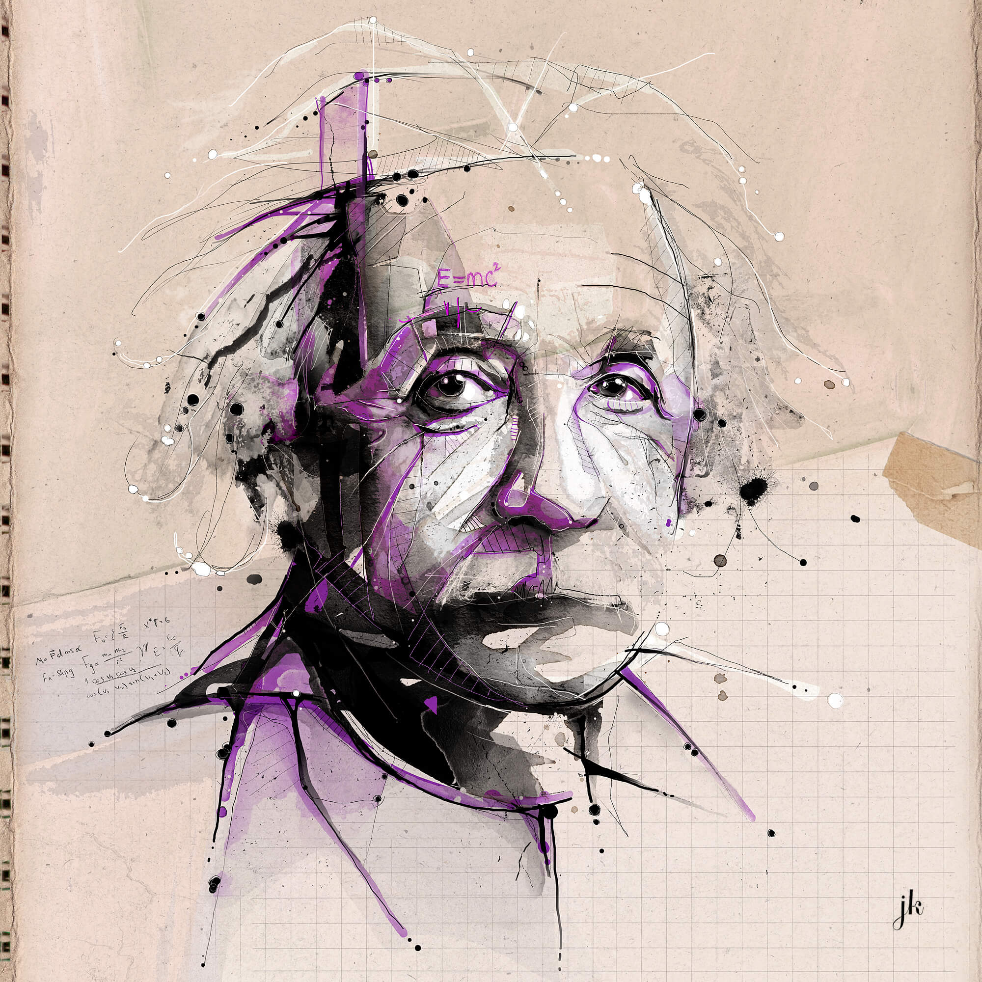Einstein Canvas Print