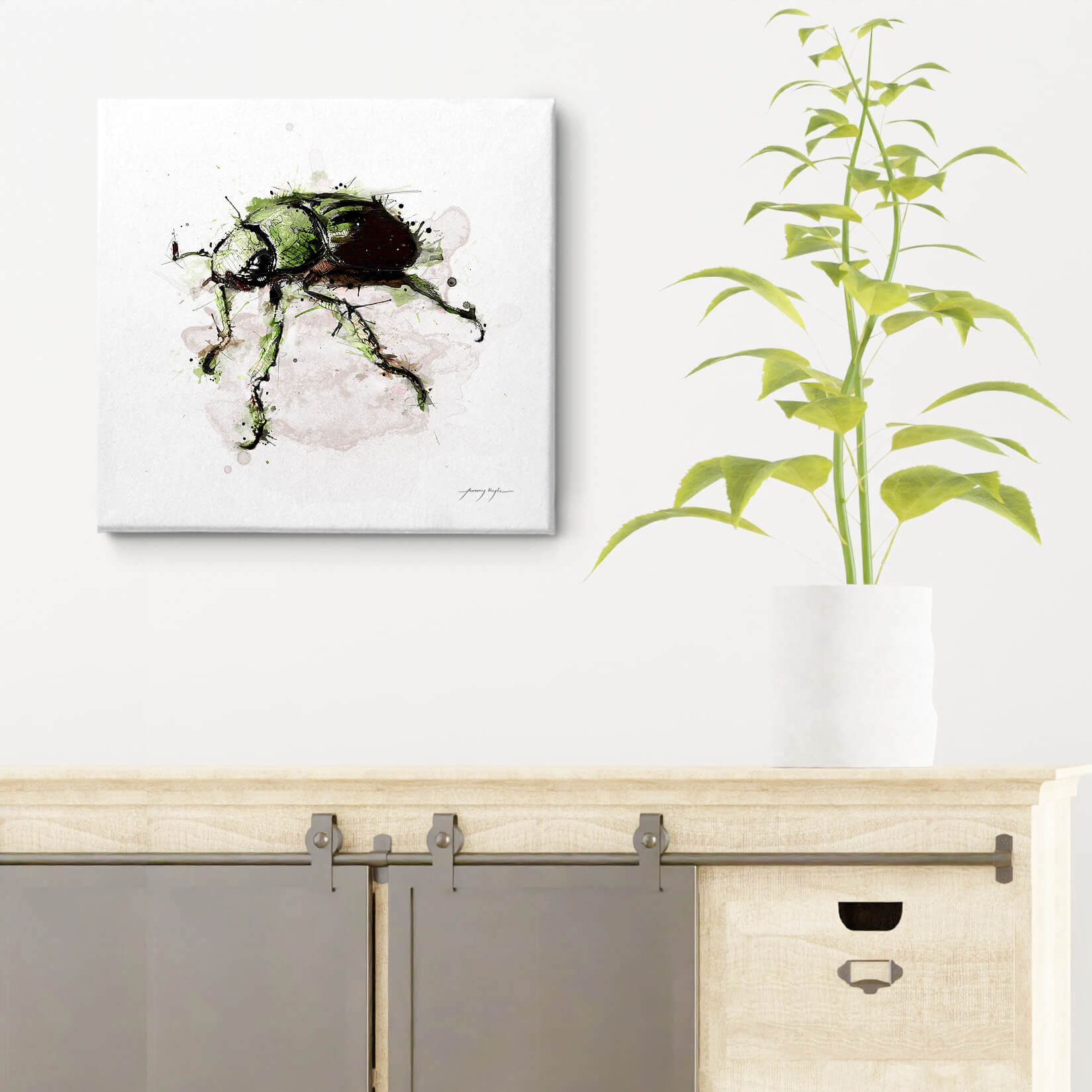 Beetle Canvas Print