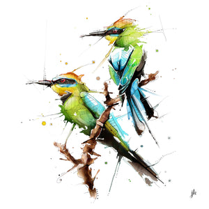 Blue-Tailed Bee-Eater Canvas Print