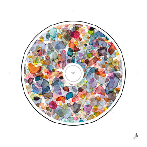 Compass Donut Canvas Print
