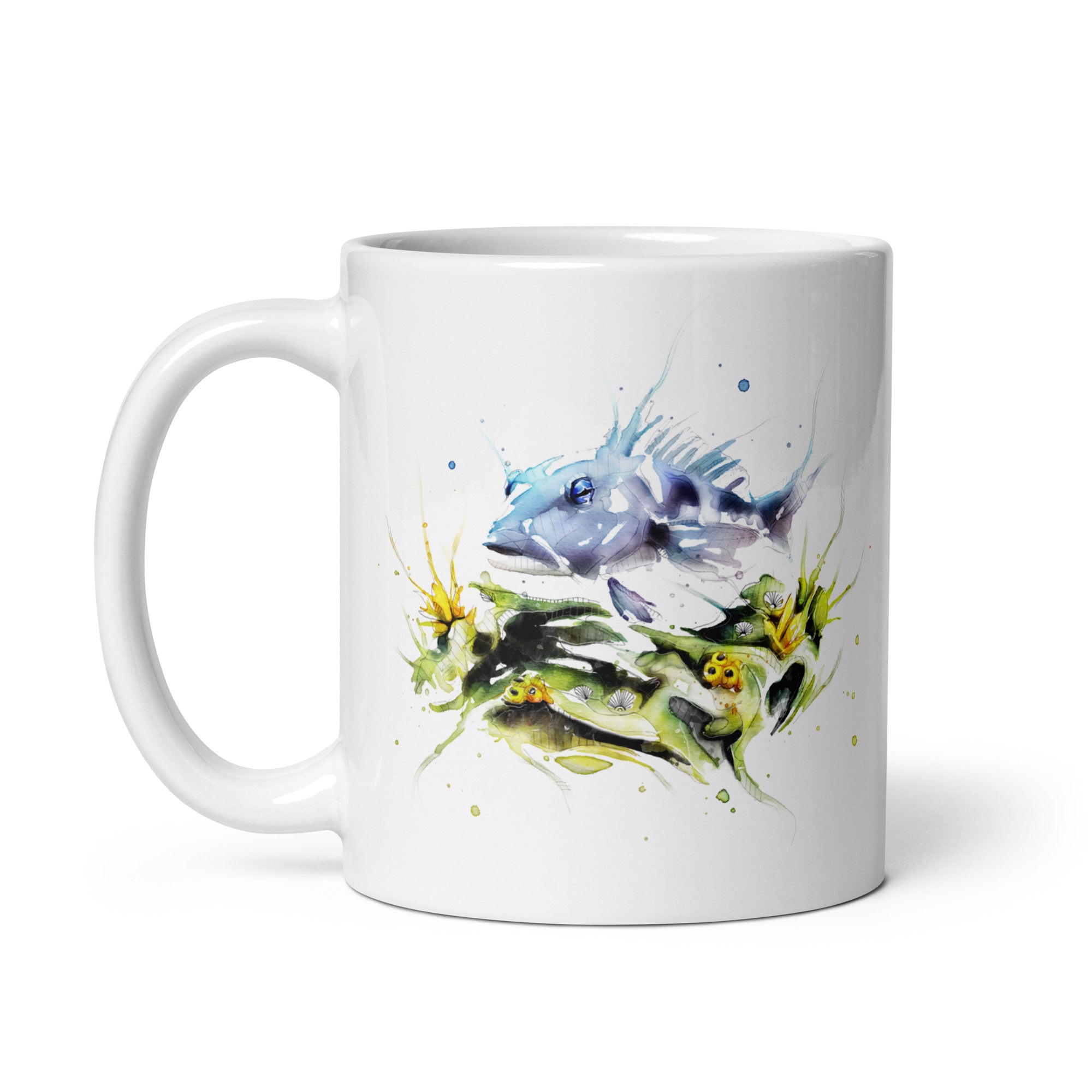 Blue Cod Glossy Mug